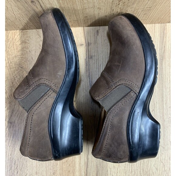 Ariat Womens Clogs Mules 10008652 Shoes Size 7B Distressed Leather Brown Work - Picture 11 of 16